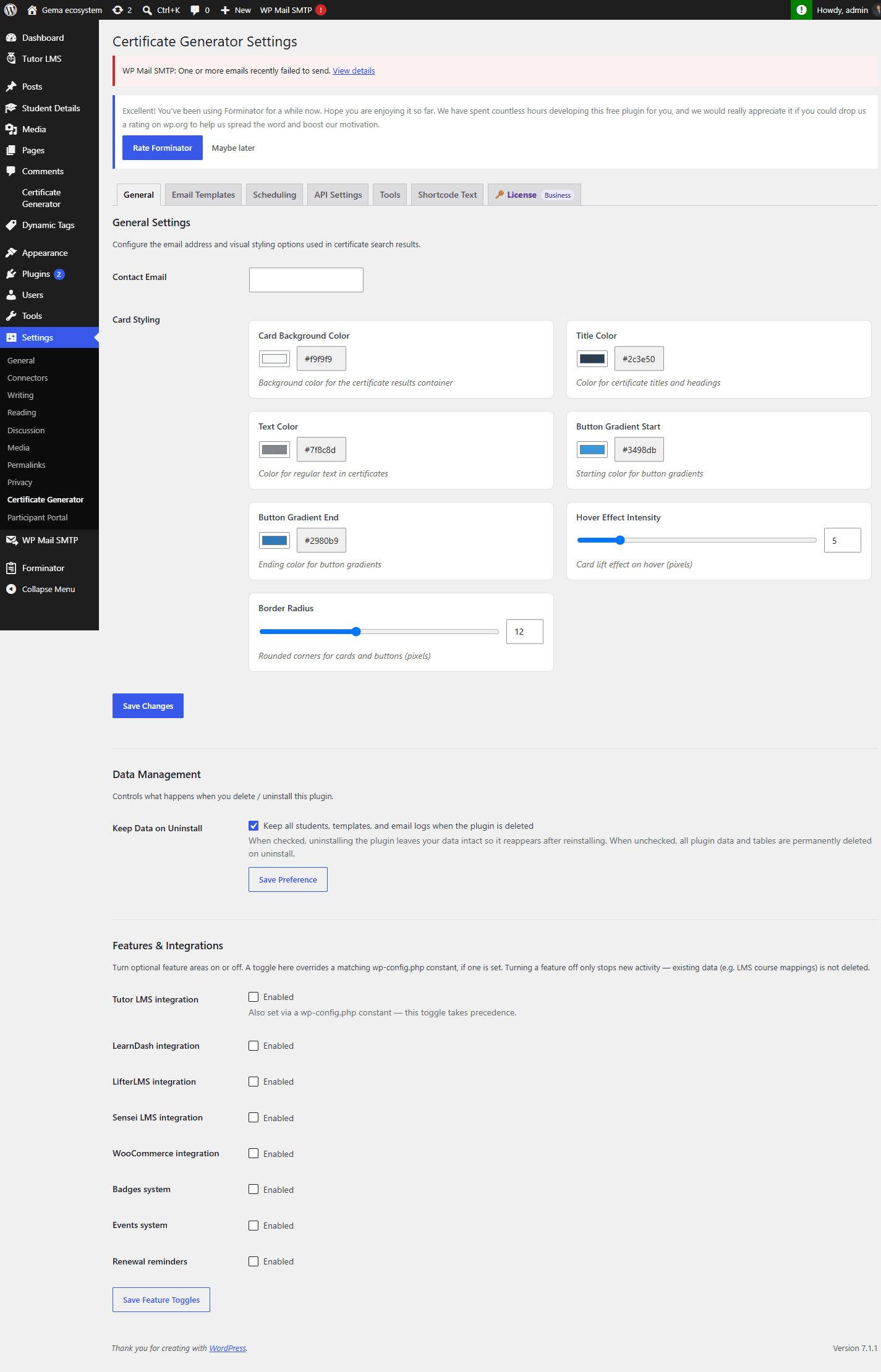 Automatic issuance from your LMS or store (Pro)